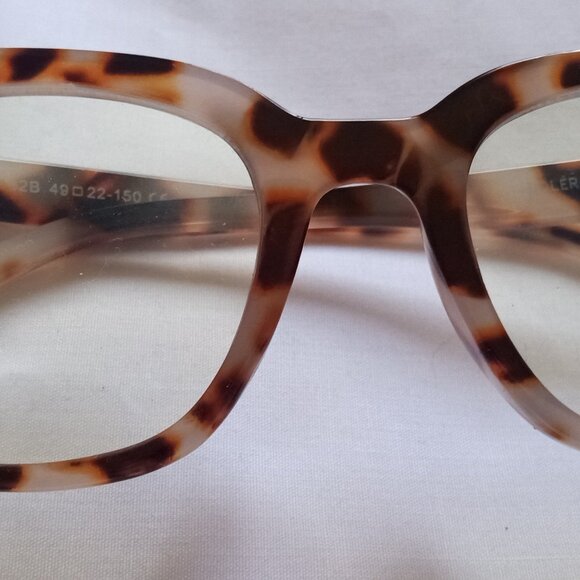 Bolero Eyeglasses Frame Model R132B, Size 49-22-150 Women Like New Brown & Tan - Picture 5 of 5